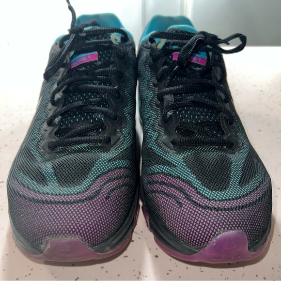 Nike Air Max Tailwind 7 Black/Clearwater 683635 004 Women Running Shoes US 10 - Picture 3 of 11